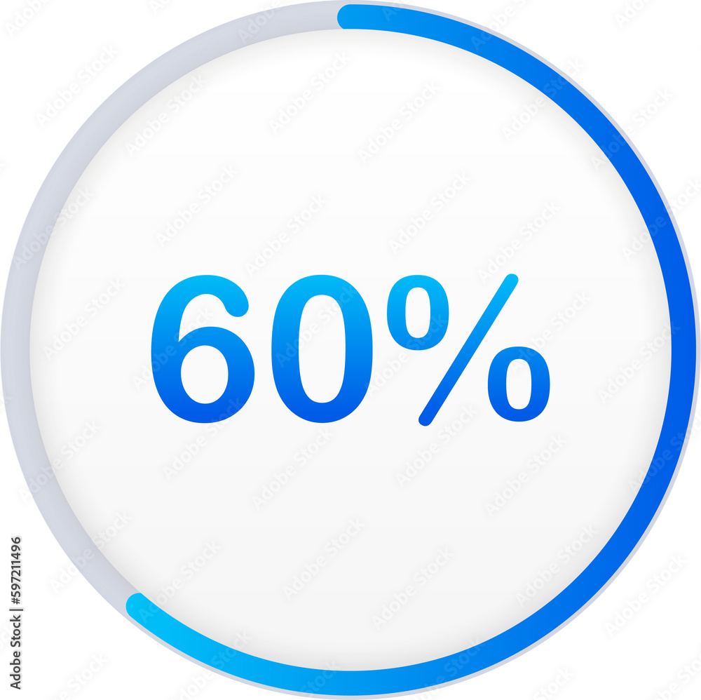 Poster circular percentage for infographic design elements. projects completion progress.