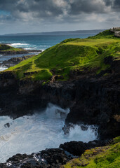 Obraz premium View from the end of Philip Island, Nobbies Centre (home of the Antarctic Journey), Victoria, Australia