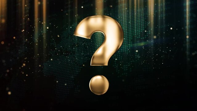 Question mark animation