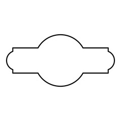 decorative line frame vintage elements	