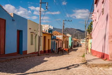 In the alleys and historic districts of Trinidad