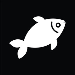 Obraz premium fish icon simple design art eps 10