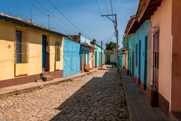 In the alleys and historic districts of Trinidad