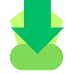 Download button, green colored