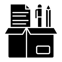 Box Glyph Icon