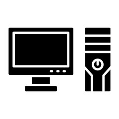 Computer Glyph Icon