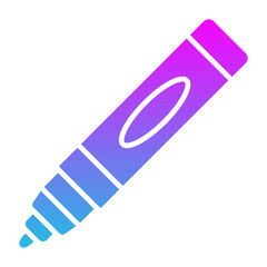 Marker Glyph Gradient Icon