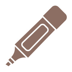 Highlighter Multicolor Glyph Icon