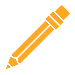 Pencil Multicolor Glyph Icon