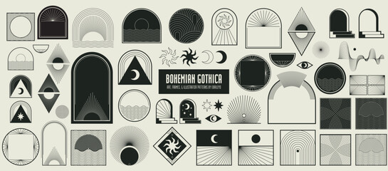 Bohemian Gothica - Collection of Icons, Frames, Elements Ai