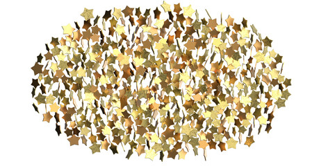 Stars - stars background, sparkle lights confetti falling. magic shining Flying christmas stars on night