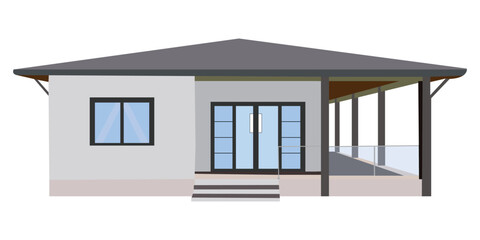 3d render of a house