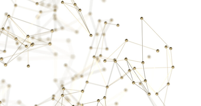 Abstract digital background of points and lines. Glowing plexus. Big data. Network or connection. PNG transparent