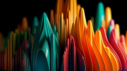 3D Abstract color 08