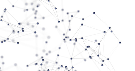Fototapeta Concept of Network, internet communication. 3d illustration PNG transparent obraz