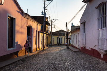 In the alleys and historic districts of Trinidad