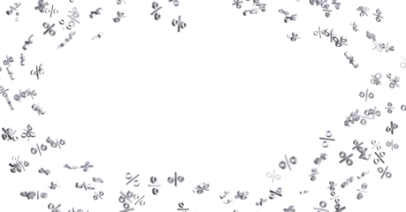 sale digital percentin 3d - 3D percent rain illlustration - PNG transparent