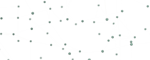 network shape. Abstract 3D render - PNG transparent