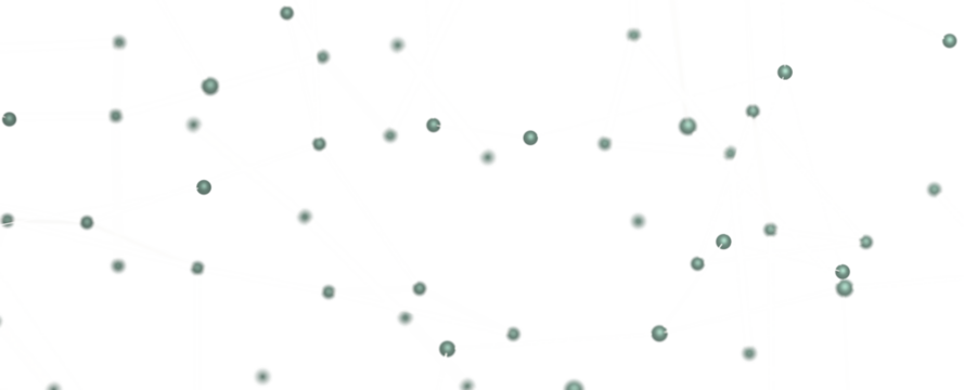 network shape. Abstract 3D render - PNG transparent