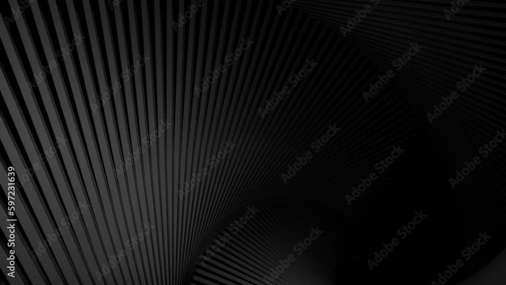 Poster black background with translucent bright stripes. design.horizontal gray and green stripes that move