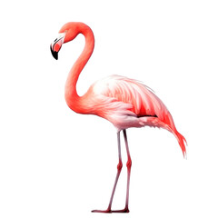 Flamingo bird animal. Generative AI