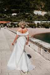 Obraz premium wedding shoes bridal white sandals hands dress wedd ring bride and groom inspo hairstyles ceremony details 