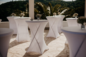 wedding decoration for tables thankyou notes food and beverage boho white sea summer