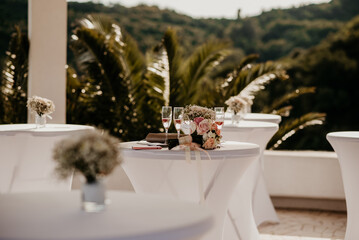wedding decoration for tables thankyou notes food and beverage boho white sea summer