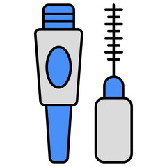A beautiful design icon of mascara