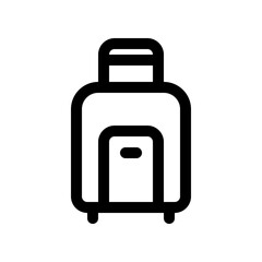 Editable luggage vector icon. Part of a big icon set family. Perfect for web and app interfaces, presentations, infographics, etc