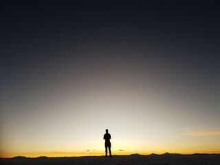 silhouette of a person