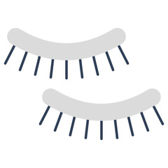 Modern design icon of eyelashes 