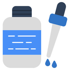 Modern design icon of dropper bottle 