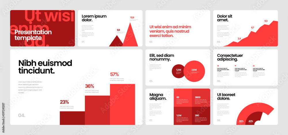 Aufkleber corporate business presentation template. elements of infographics use in presentation, flyer and co