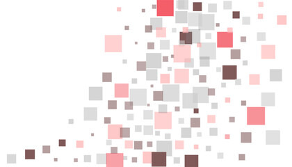 Bright squares on a white background. Festive background, disco. Design element, festive unusual background. Vector illustration, eps 10