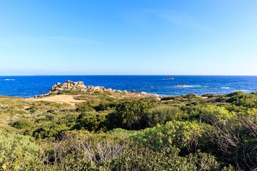 Sea coast landscape in Sardinia