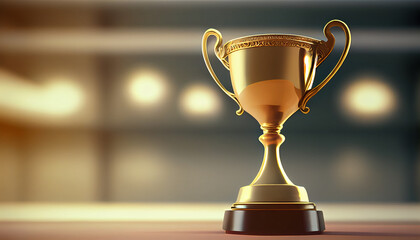 gold trophy cup
