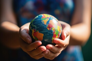 globe world in hands 