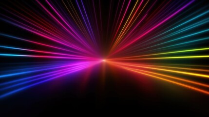 abstract colorful background with rays