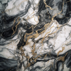 Beautiful marble with black and gold color texture