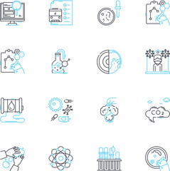 Politics government linear icons set. Democracy, Corruption, Elections, Legislation, Bureaucracy, Partisanship, Dictatorship line vector and concept signs. Generative AI