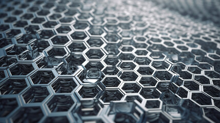 Naklejka premium metal grid background