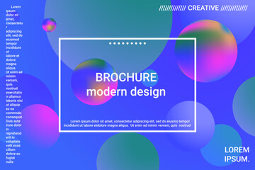 Obraz premium Abstract geometric texture. 3d ball shape gradients for decoration design.