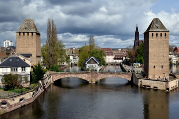 Barage Vauban in Straßburg im Frühling