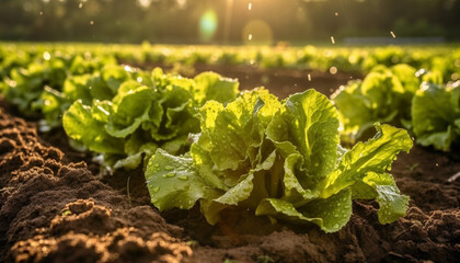 From Farm to Table: The Beauty of a Lettuce Field