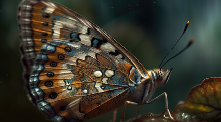 Fototapeta na wymiar Butterfly Wings in Stunning Detail PNG.