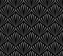 Vector seamless texture. Modern geometric background. Grid of dots.