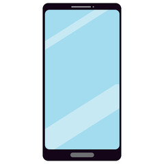 Isolated colored smartphone device image Vector