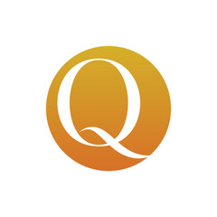 Fototapeta premium Q letter logo