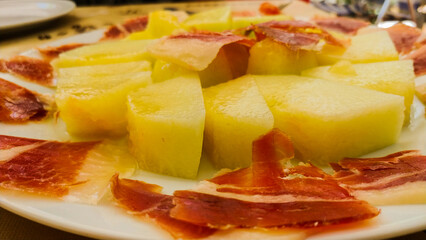 Jamón con melón